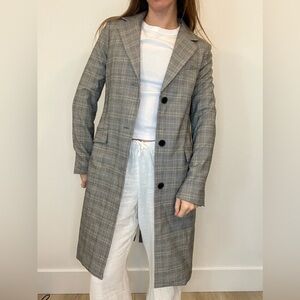 Aritzia Babaton Trent Coat Jacket - Glencheck